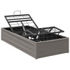 Sähkösäätöinen sänky runko Taupe 200 x 80 x 33,5 cm Teräs