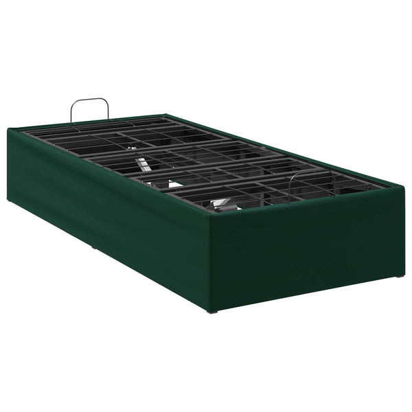 Sähkösäätöinen sänky runko Metsänvihreä 200 x 80 x 33,5 cm
