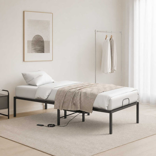 Sähkösäätöinen sänky runko Musta 200 x 70 x 33,5 cm Teräs