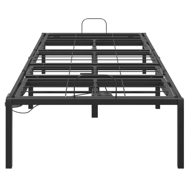 Sähkösäätöinen sänky runko Musta 200 x 70 x 33,5 cm Teräs