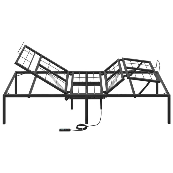 Sähkösäätöinen sänky runko Musta 200 x 70 x 33,5 cm Teräs