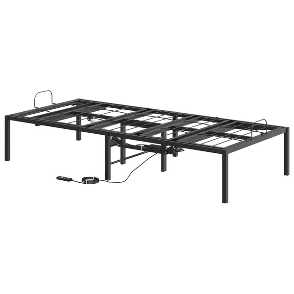 Sähkösäätöinen sänky runko Musta 200 x 80 x 33,5 cm Teräs