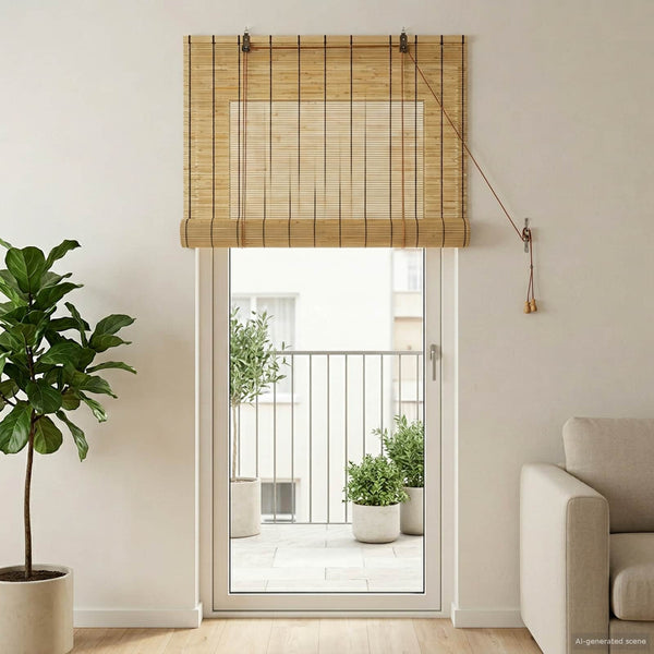 Rullaverho Luonnollinen 60 x 220 cm Ruoko