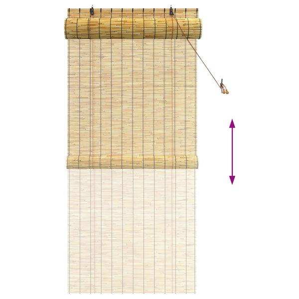 Rullaverho Luonnollinen 100 x 220 cm Ruoko