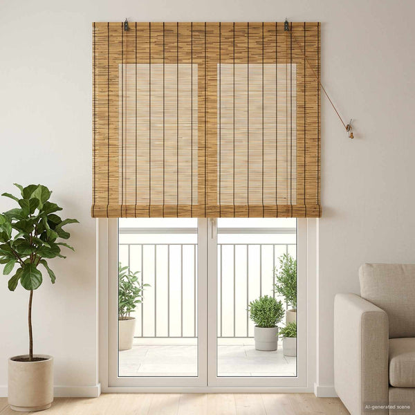Rullaverho Ruskea 120 x 220 cm Ruoko