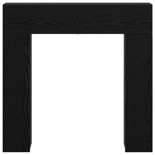 Takan kehys Musta tammi 102 x 18 x 100,5 cm Tekninen puu