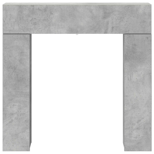 Takan kehys Betoninharmaa 102 x 18 x 100,5 cm Tekninen puu