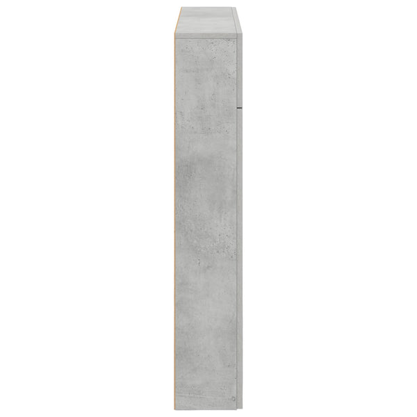 Takan kehys Betoninharmaa 102 x 18 x 100,5 cm Tekninen puu