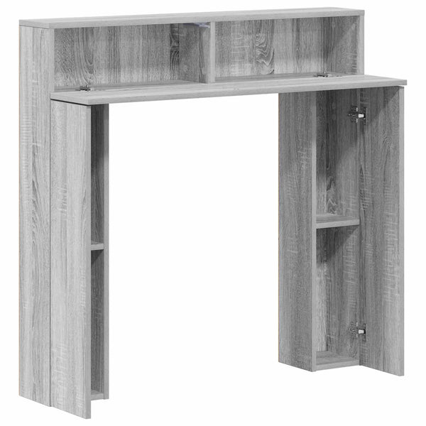 Takan kehys Harmaa Sonoma 102 x 18 x 100,5 cm Tekninen puu