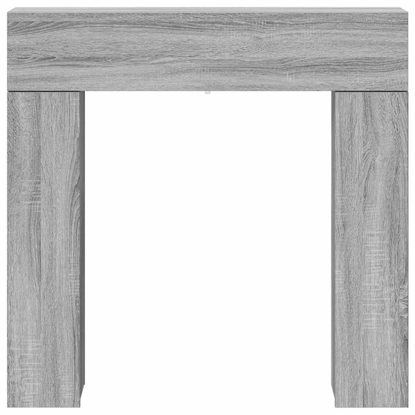 Takan kehys Harmaa Sonoma 102 x 18 x 100,5 cm Tekninen puu