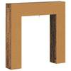 Takan kehys Vanha puu 102 x 18 x 100,5 cm Tekninen puu