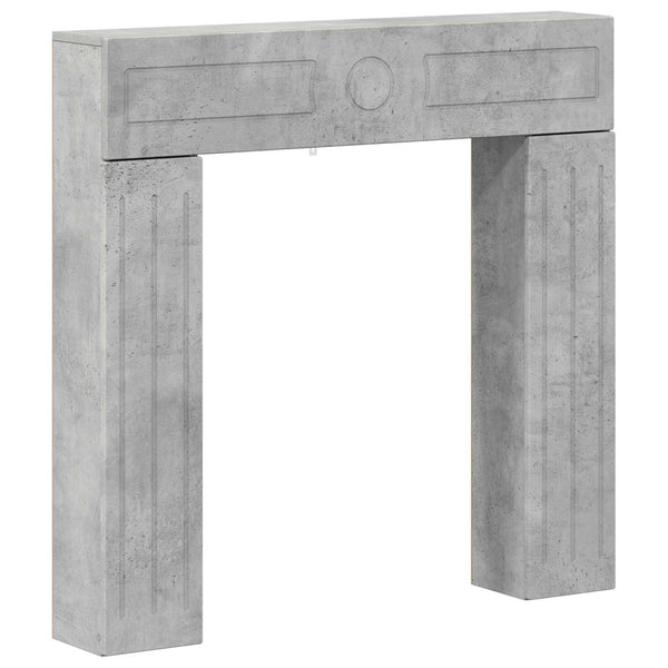 Takan kehys Betoninharmaa 102 x 18 x 100,5 cm Tekninen puu