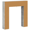 Takan kehys Betoninharmaa 102 x 18 x 100,5 cm Tekninen puu