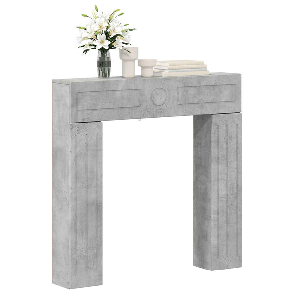 Takan kehys Betoninharmaa 102 x 18 x 100,5 cm Tekninen puu
