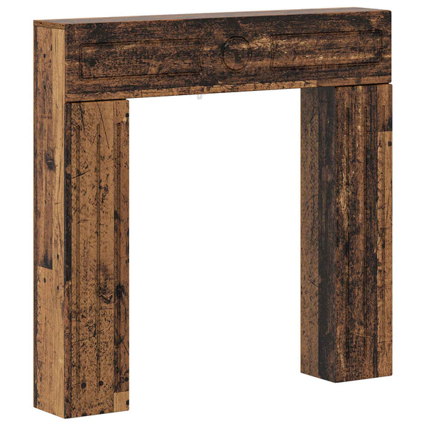 Takan kehys Vanha puu 102 x 18 x 100,5 cm Tekninen puu