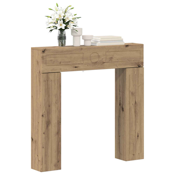 Takan kehys Artisaanitammi 102 x 18 x 100,5 cm Tekninen puu