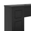 Takan kehys Musta 100 x 20 x 100 cm Tekninen puu