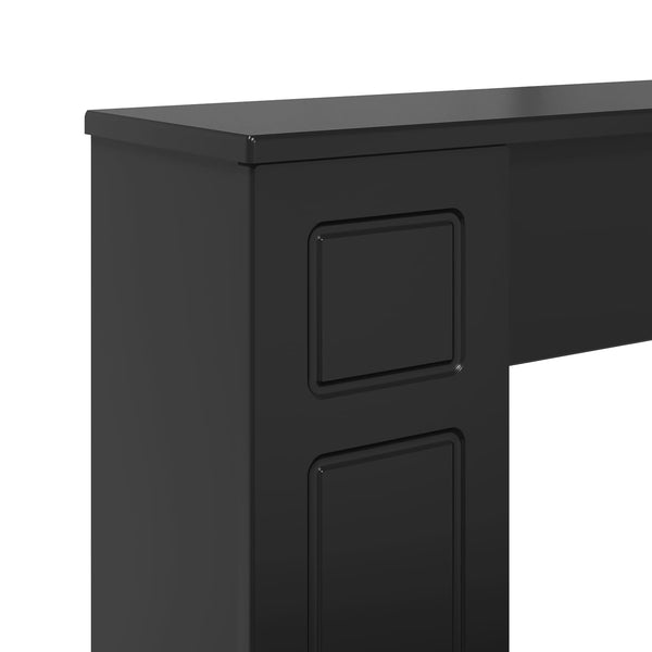 Takan kehys Musta 100 x 20 x 100 cm Tekninen puu