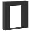 Takan kehys Musta 100 x 20 x 100 cm Tekninen puu