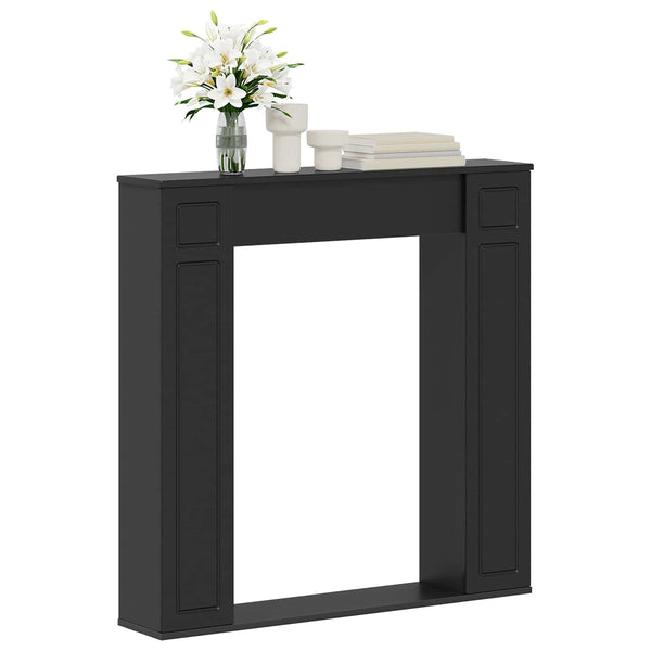 Takan kehys Musta 100 x 20 x 100 cm Tekninen puu