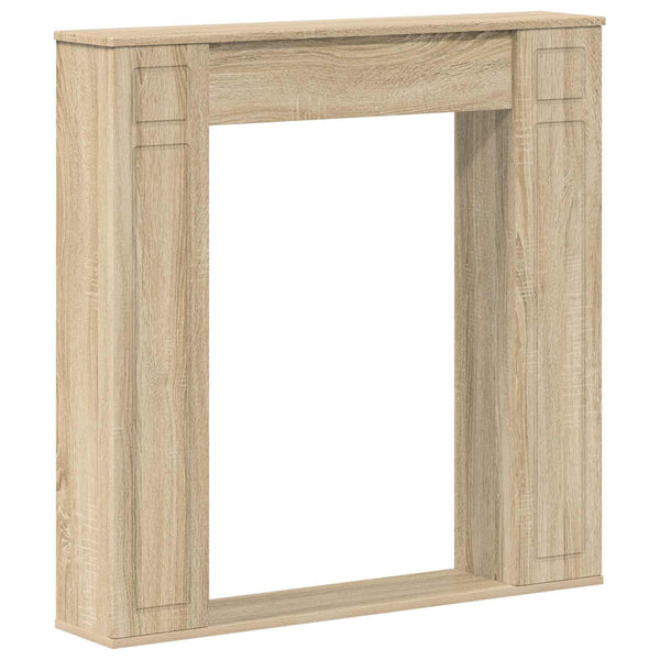 Takan kehys Sonoma-tammi 100 x 20 x 100 cm Tekninen puu