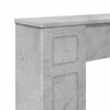 Takan kehys Betoninharmaa 100 x 20 x 100 cm Tekninen puu