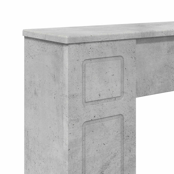 Takan kehys Betoninharmaa 100 x 20 x 100 cm Tekninen puu