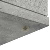 Takan kehys Betoninharmaa 100 x 20 x 100 cm Tekninen puu