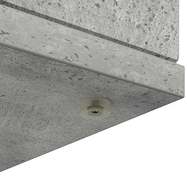 Takan kehys Betoninharmaa 100 x 20 x 100 cm Tekninen puu