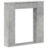 Takan kehys Betoninharmaa 100 x 20 x 100 cm Tekninen puu