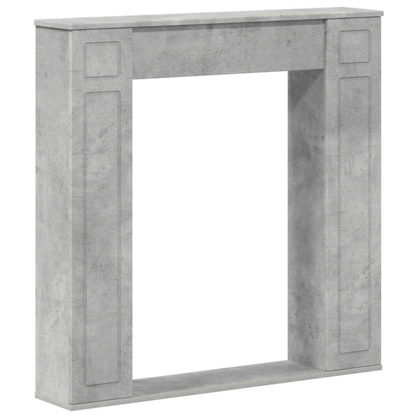 Takan kehys Betoninharmaa 100 x 20 x 100 cm Tekninen puu