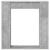 Takan kehys Betoninharmaa 100 x 20 x 100 cm Tekninen puu