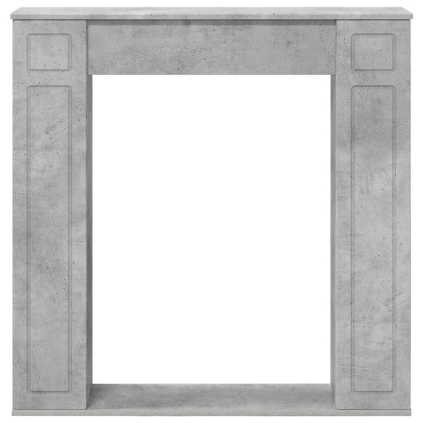 Takan kehys Betoninharmaa 100 x 20 x 100 cm Tekninen puu