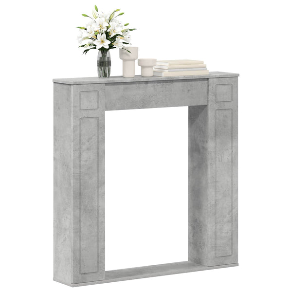 Takan kehys Betoninharmaa 100 x 20 x 100 cm Tekninen puu