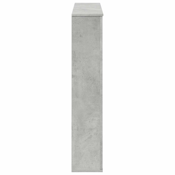 Takan kehys Betoninharmaa 100 x 20 x 100 cm Tekninen puu