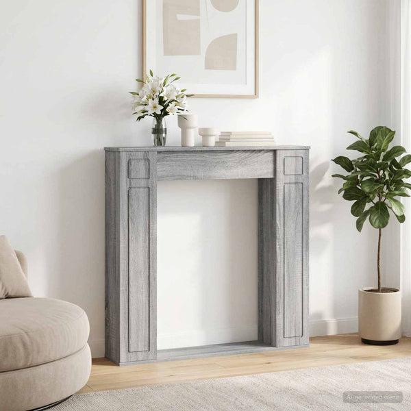 Takan kehys Harmaa Sonoma 100 x 20 x 100 cm Tekninen puu