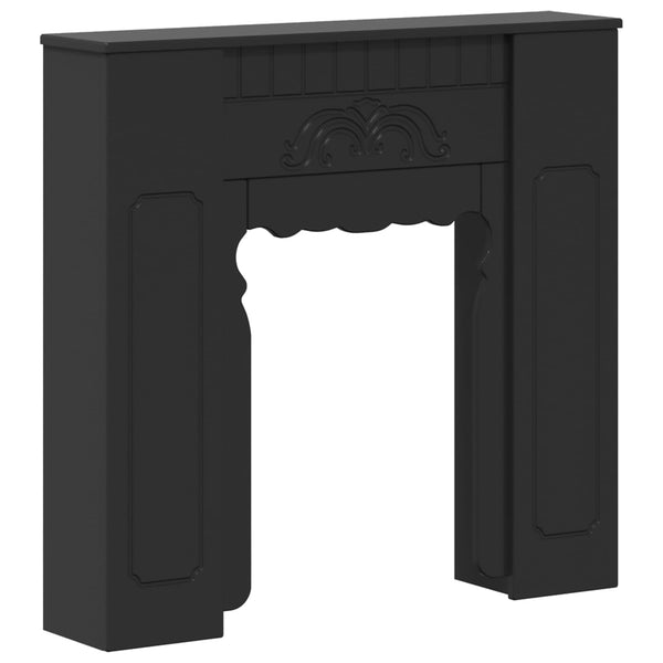 Takan kehys Musta 93 x 20 x 89 cm Tekninen puu