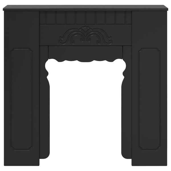 Takan kehys Musta 93 x 20 x 89 cm Tekninen puu