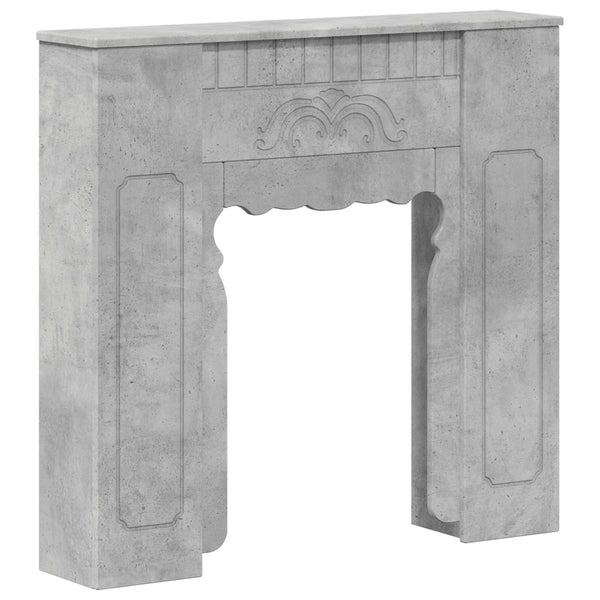 Takan kehys Betoninharmaa 93 x 20 x 89 cm Tekninen puu