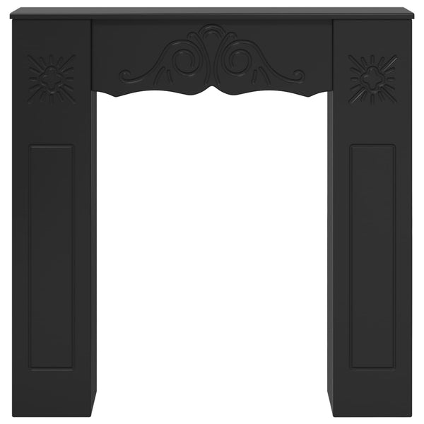 Takan kehys Musta 102 x 20 x 102 cm Tekninen puu
