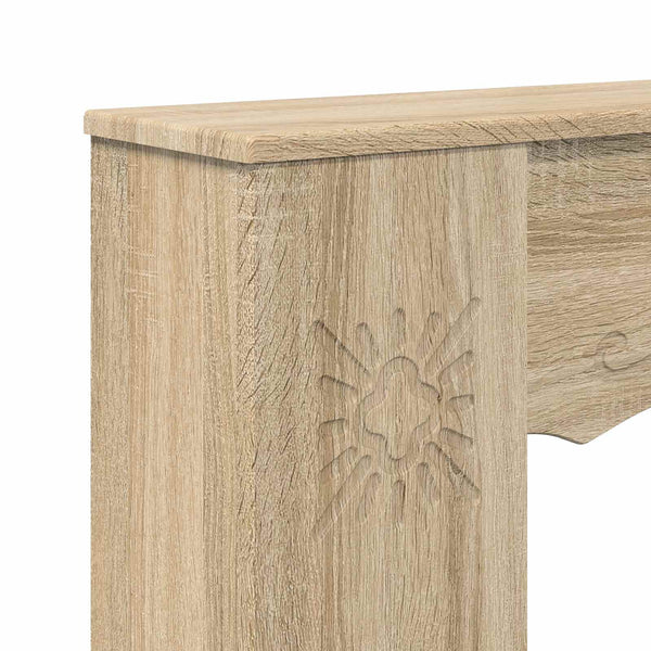 Takan kehys Sonoma-tammi 102 x 20 x 102 cm Tekninen puu