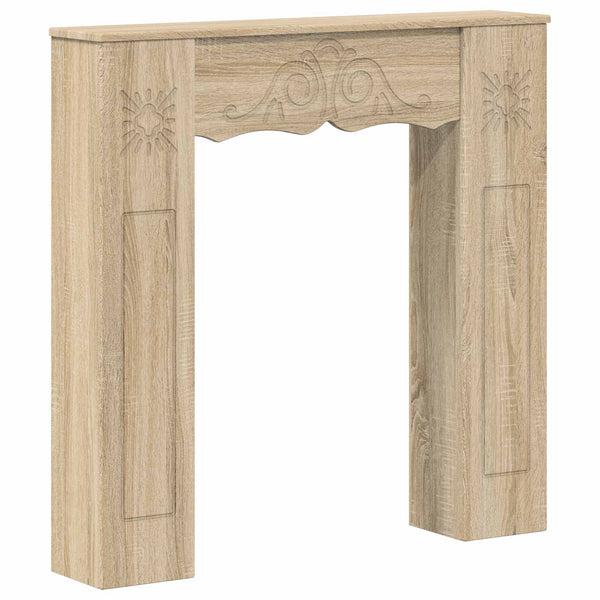Takan kehys Sonoma-tammi 102 x 20 x 102 cm Tekninen puu