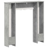 Takan kehys Betoninharmaa 102 x 20 x 102 cm Tekninen puu