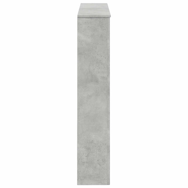 Takan kehys Betoninharmaa 102 x 20 x 102 cm Tekninen puu