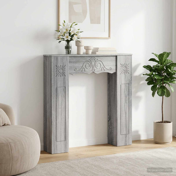 Takan kehys Harmaa Sonoma 102 x 20 x 102 cm Tekninen puu
