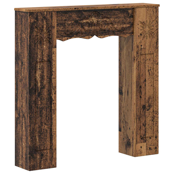 Takan kehys Vanha puu 102 x 20 x 102 cm Tekninen puu