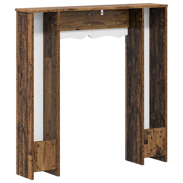 Takan kehys Vanha puu 102 x 20 x 102 cm Tekninen puu