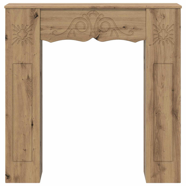 Takan kehys Artisaanitammi 102 x 20 x 102 cm Tekninen puu