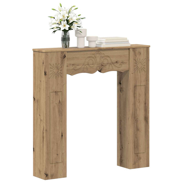 Takan kehys Artisaanitammi 102 x 20 x 102 cm Tekninen puu