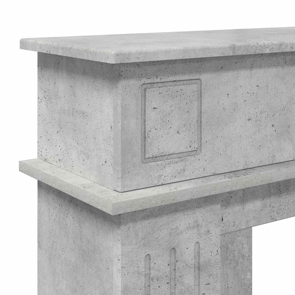 Takan kehys Betoninharmaa 102 x 26 x 100 cm Tekninen puu